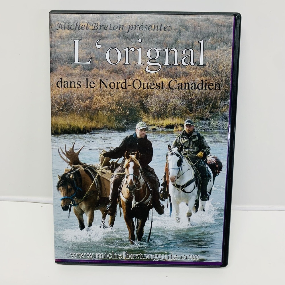 Michel Breton Moose Hunting‎ Dvd L'orignal Dans Le Nord-ouest Canadien Chasse